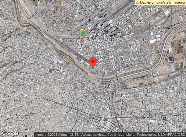  1 Ball Park Plz, El Paso, TX Parcel Map