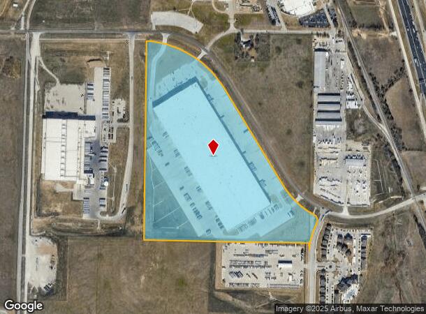  3101 W Oak St, Denton, TX Parcel Map