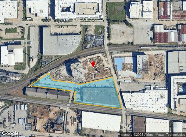  1201 Oliver St, Houston, TX Parcel Map