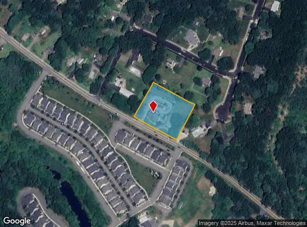  693 E Central St, Franklin, MA Parcel Map