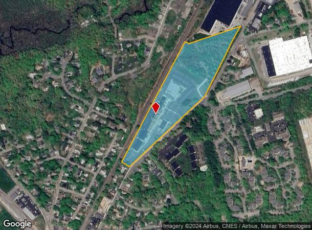  150 Oakland St, Mansfield, MA Parcel Map