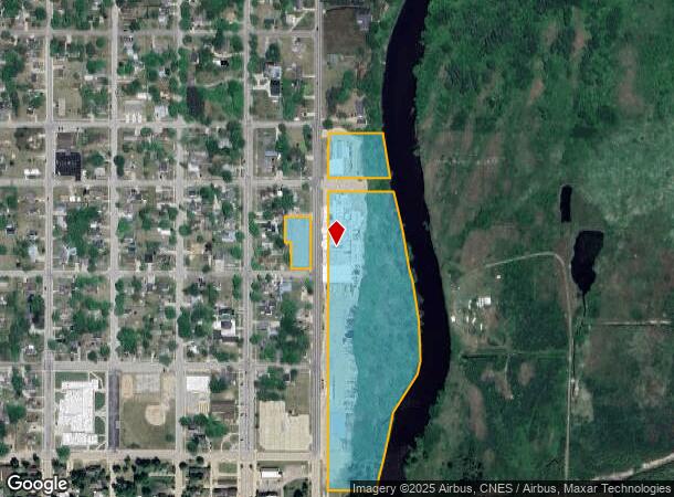 530 N River St, Evart, MI Parcel Map