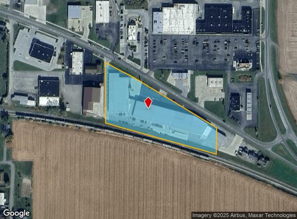  1105 Elida Ave, Delphos, OH Parcel Map