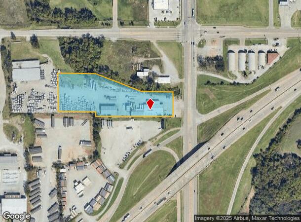  110 S 129Th Ave E, Tulsa, OK Parcel Map