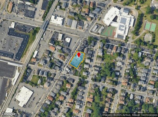  1023 N Main St, Fall River, MA Parcel Map