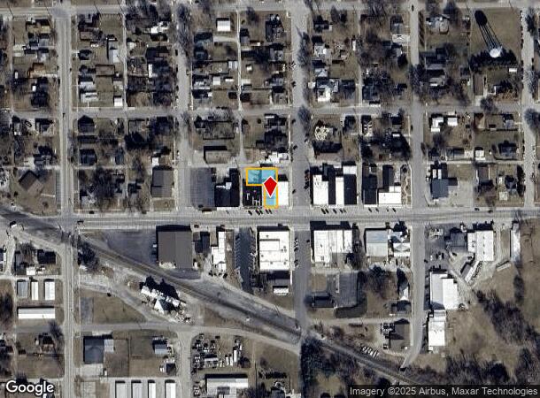  104 W Main St, Mentone, IN Parcel Map