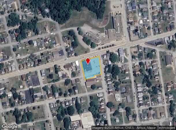 262 Connellsville St, Uniontown, PA Parcel Map