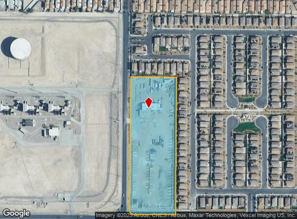  6418 Vegas Valley Dr, Las Vegas, NV Parcel Map