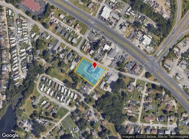 3807 N Point Rd, Dundalk, MD Parcel Map