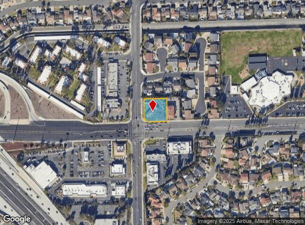  9525 Warner Ave, Fountain Valley, CA Parcel Map