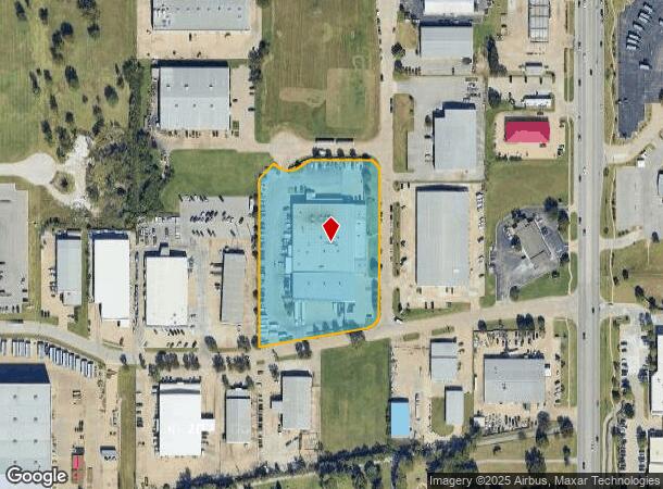 2100 N Beech Ave, Broken Arrow, OK Parcel Map