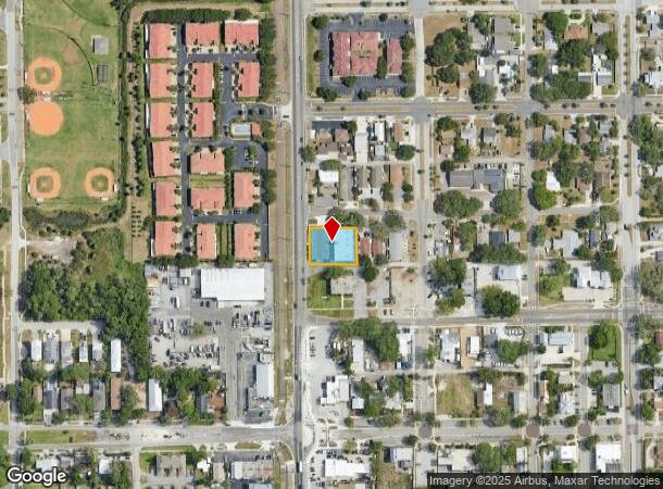  1004 Indiana Ave, Palm Harbor, FL Parcel Map