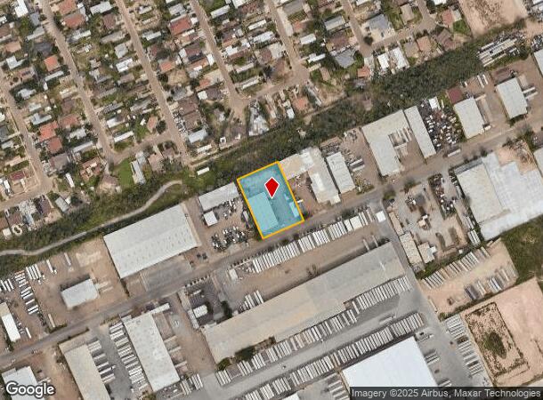  129 Flecha Ln, Laredo, TX Parcel Map