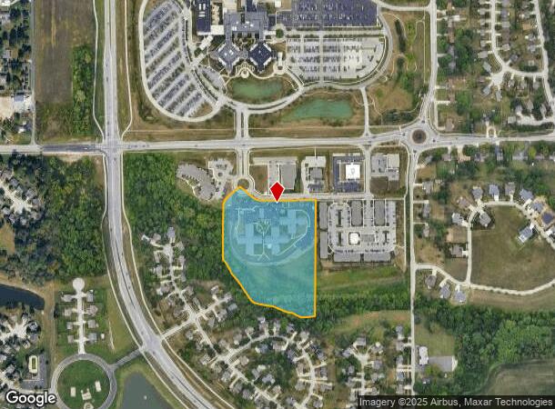 10307 Reagan Xing, Avon, IN Parcel Map