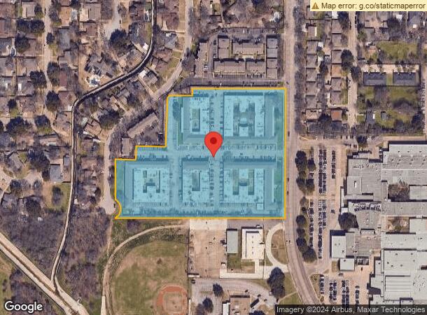  1111 N O Connor Rd, Irving, TX Parcel Map