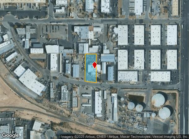 4022 Ponderosa Way, Las Vegas, NV Parcel Map