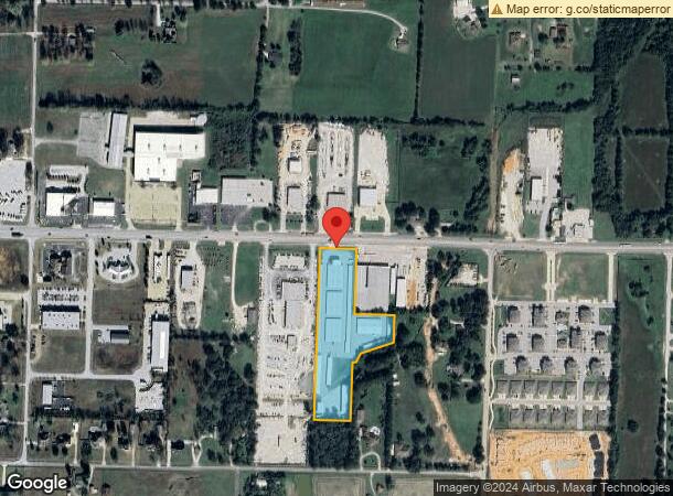  885 W Henri De Tonti Blvd, Tontitown, AR Parcel Map