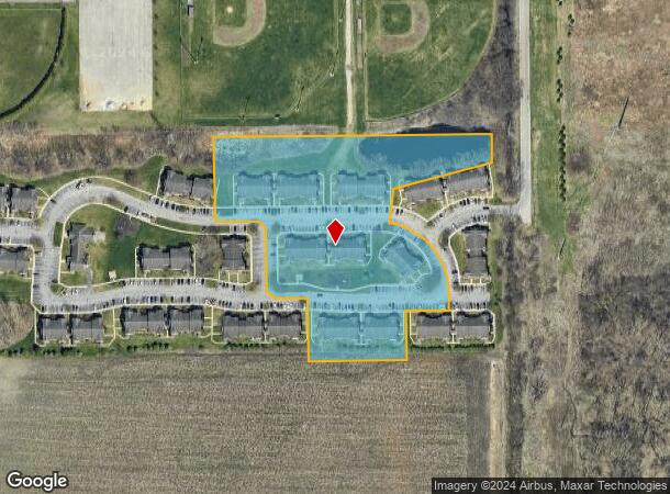  4802 Belleville Cir, South Bend, IN Parcel Map