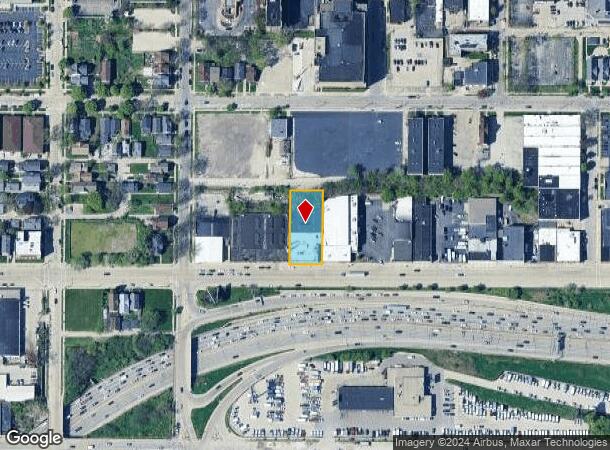  2422 W Clybourn St, Milwaukee, WI Parcel Map