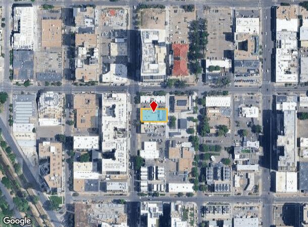  1070 Bannock St, Denver, CO Parcel Map