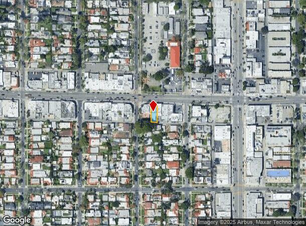  7172 Melrose Ave, Los Angeles, CA Parcel Map