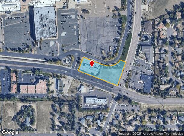 1820 Briargate Blvd, Colorado Springs, CO Parcel Map