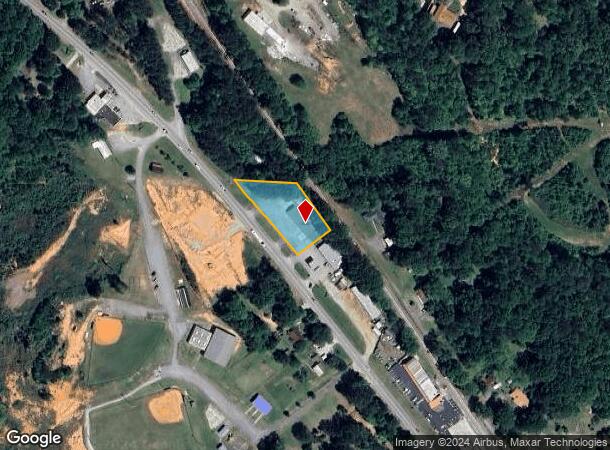  1083 Main St, Whitesburg, GA Parcel Map