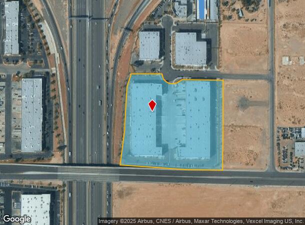 2895 W Capovilla Ave, Las Vegas, NV Parcel Map