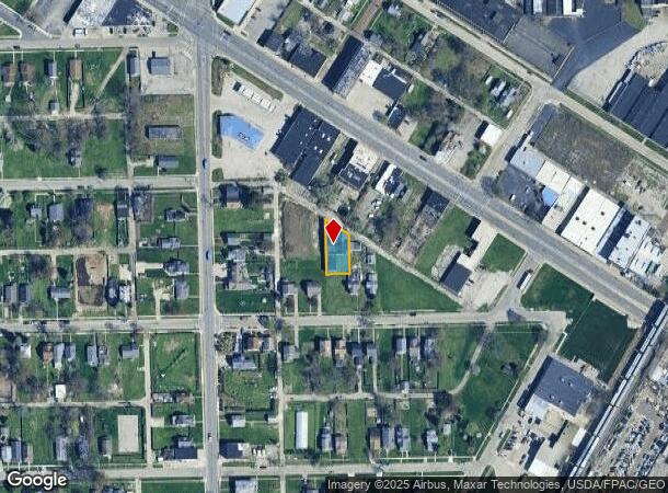  1468 Milburn Ave, Toledo, OH Parcel Map