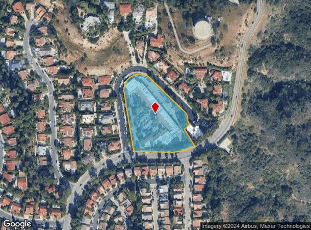  2920-2964 N Beverly Glen Cir, Los Angeles, CA Parcel Map