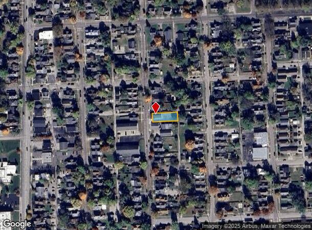  1441 Lafayette Ave, Columbus, IN Parcel Map