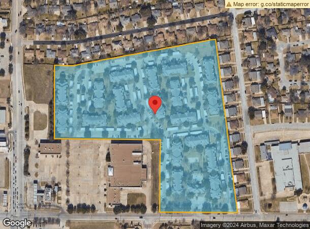  6889 Hightower Dr, North Richland Hills, TX Parcel Map