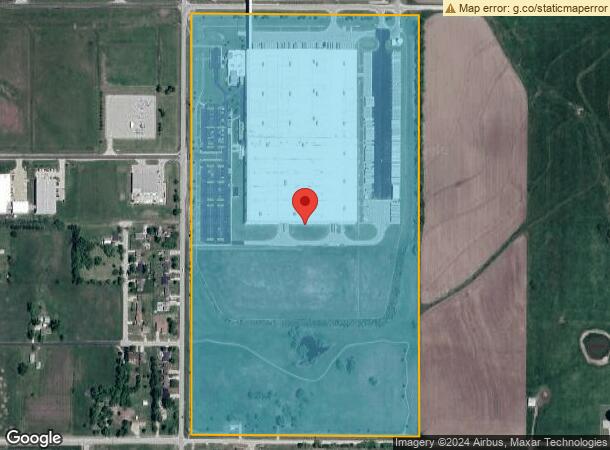  1301 N Davis Ave, Ottawa, KS Parcel Map