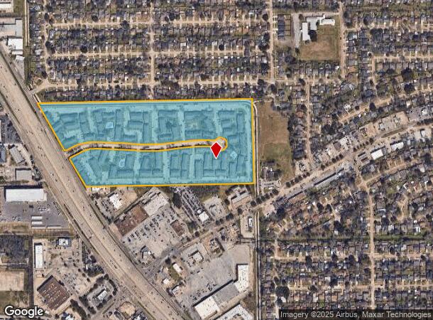  1221 Redford St, Houston, TX Parcel Map