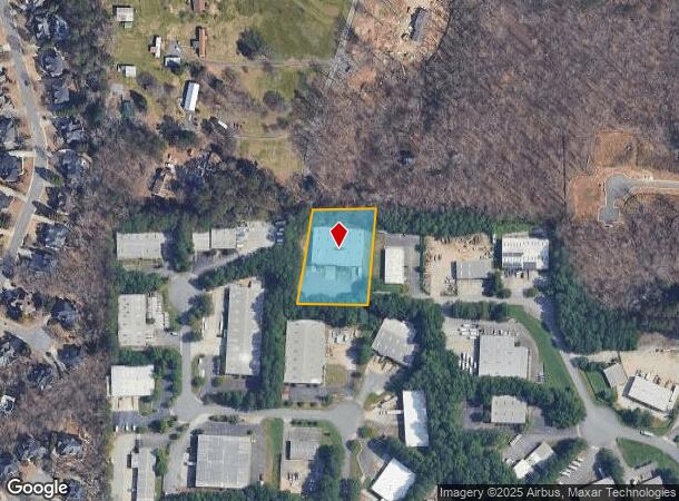  8280 Industrial Pl, Alpharetta, GA Parcel Map