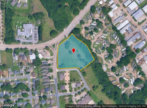  208 Oak Grove Ln, Lafayette, LA Parcel Map