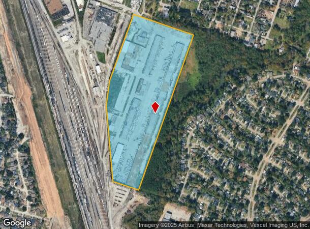  3198 Produce Row, Houston, TX Parcel Map