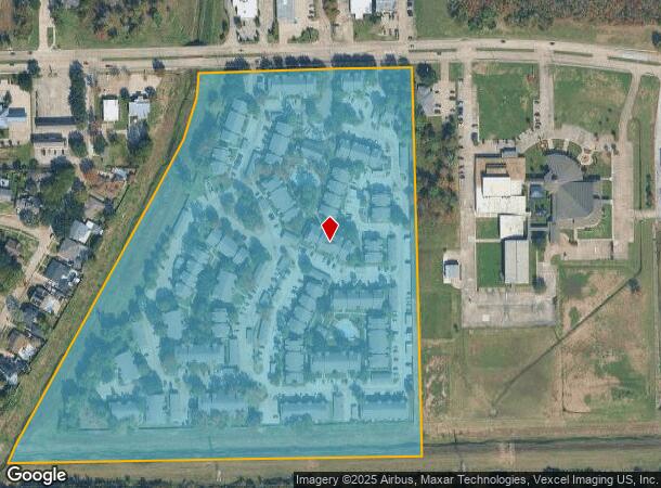  619 Rollingbrook Dr, Baytown, TX Parcel Map