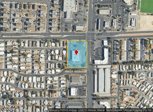  4391 E Washington Ave, Las Vegas, NV Parcel Map