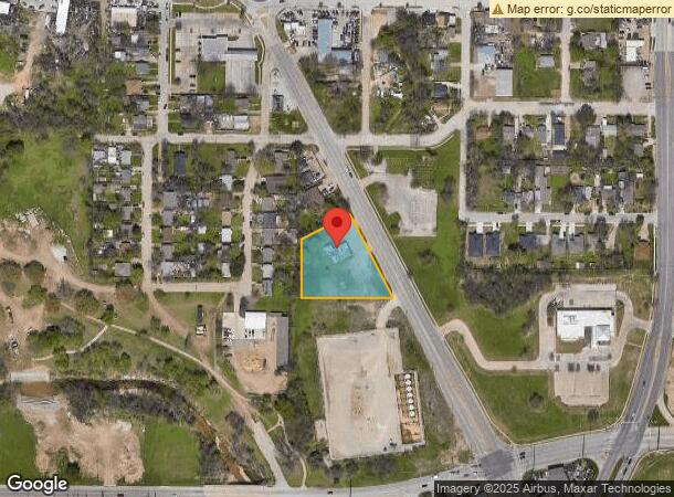  1520 Mitchell Blvd, Fort Worth, TX Parcel Map