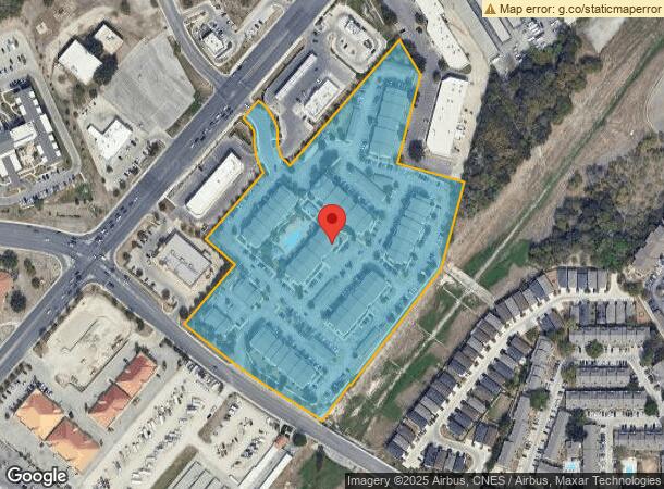  8638 Huebner Rd, San Antonio, TX Parcel Map