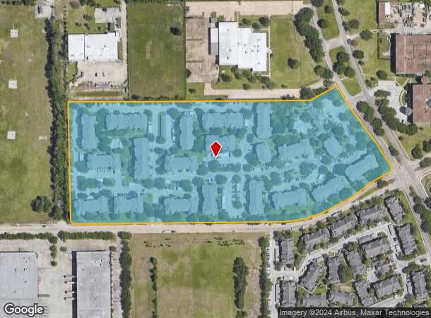  7055 Hollister St, Houston, TX Parcel Map