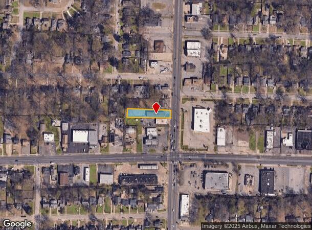  839 S Highland St, Memphis, TN Parcel Map