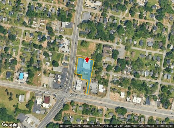 1605 W Blue Ridge Dr, Greenville, SC Parcel Map