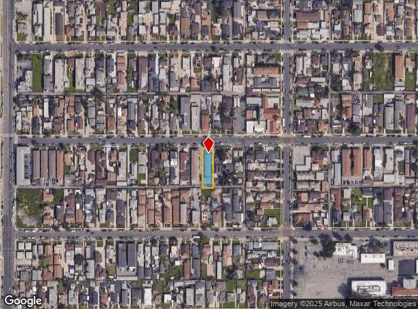  1232 W 94Th St, Los Angeles, CA Parcel Map