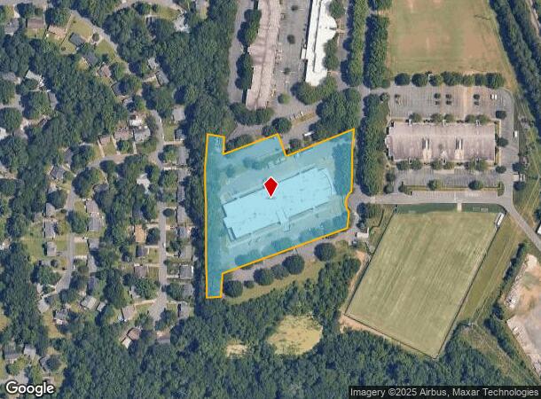  8600 Mcalpine Park Dr, Charlotte, NC Parcel Map