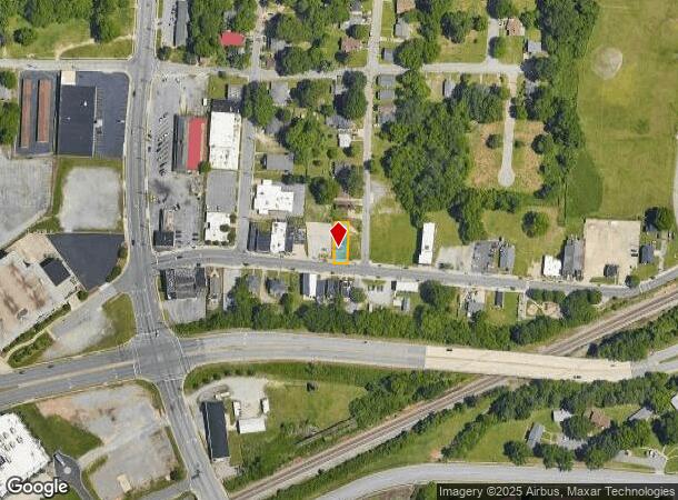  621 Washington St, High Point, NC Parcel Map