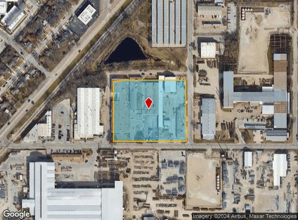  2912 W Pafford St, Fort Worth, TX Parcel Map