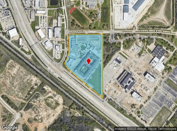  25222 Northwest Fwy, Cypress, TX Parcel Map