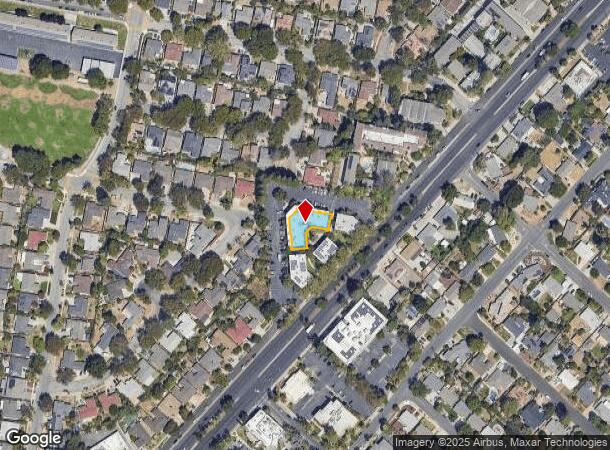  1475 Saratoga Ave, San Jose, CA Parcel Map